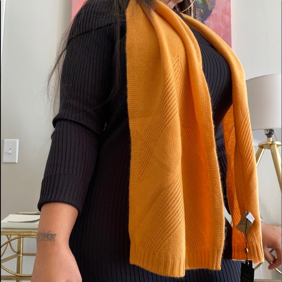 Charter Club Ribbed 100% Cashmere Scarf - Picture 4 of 7